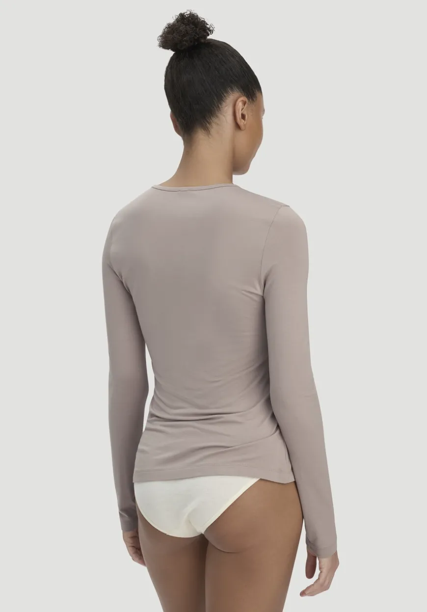 hessnatur Longsleeve PURE FLOW aus TENCEL™ Modal von|Damen Unterhemden|Unterhemden