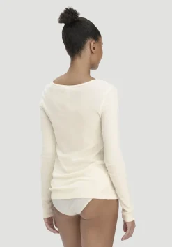 hessnatur Longsleeve PURE E aus reiner Bio-Baumwolle von|Damen Unterhemden|Unterhemden
