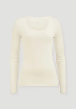 hessnatur Longsleeve PURE E aus reiner Bio-Baumwolle von|Damen Unterhemden|Unterhemden