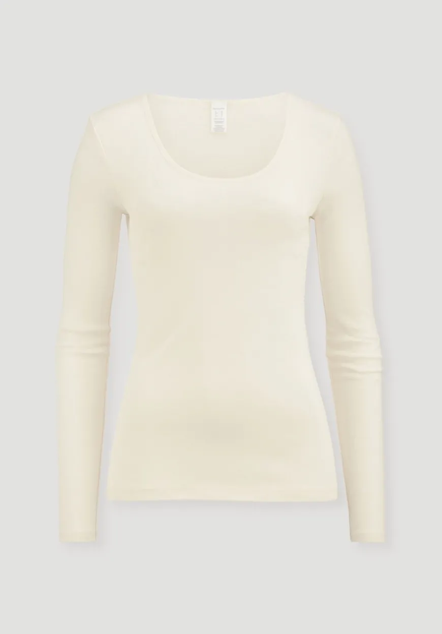 hessnatur Longsleeve PURE E aus reiner Bio-Baumwolle von|Damen Unterhemden|Unterhemden
