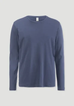 hessnatur Longsleeve PURE NATURE aus reiner Bio-Baumwolle von|Herren Nachtwäsche|Nachtwäsche