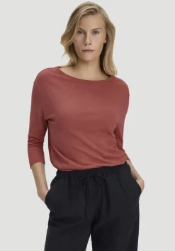 hessnatur Longsleeve Relaxed aus Leinen mit reiner Bio-Baumwolle von|Damen Shirts & Tops