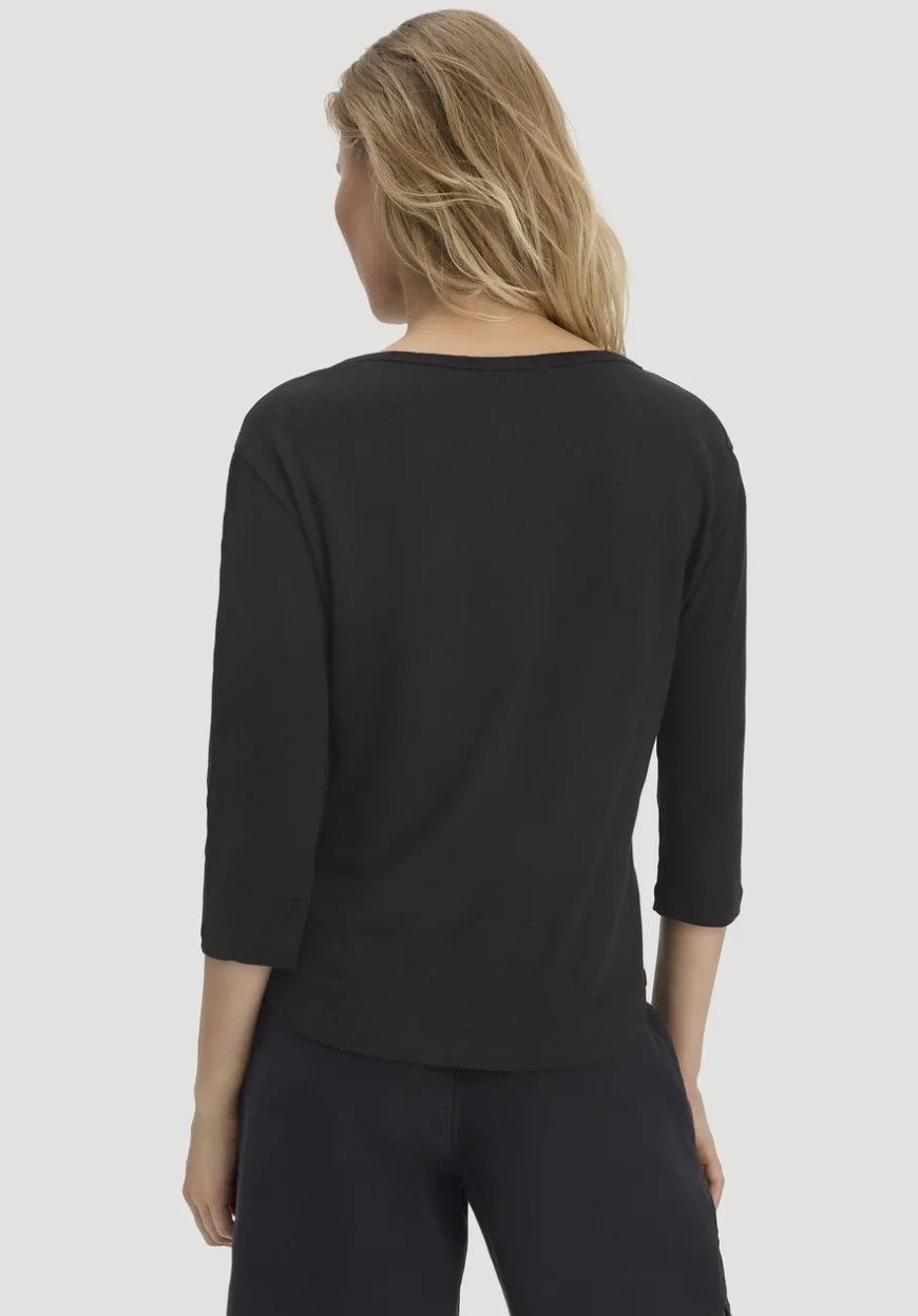hessnatur Longsleeve Relaxed aus Leinen mit reiner Bio-Baumwolle von|Damen Shirts & Tops