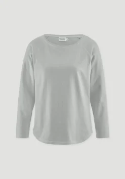 hessnatur Longsleeve Relaxed aus reiner Bio-Baumwolle von|Damen Shirts & Tops