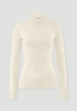 hessnatur Longsleeve SILK & WARM TOUCH mit Bio-Merinowolle und Seide von|Damen Unterhemden|Unterhemden