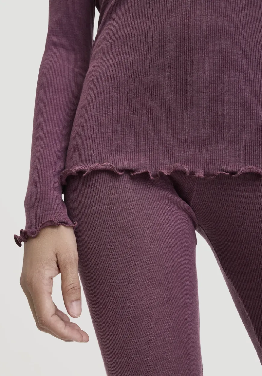 hessnatur Longsleeve WARM TOUCH aus Bio-Merinowolle und TENCEL™ Lyocell von|Damen Unterhemden|Unterhemden