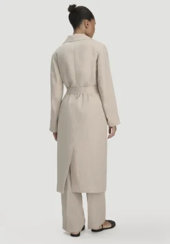 hessnatur Mantel Regular aus reinem Leinen von|Damen Jacken & Mäntel