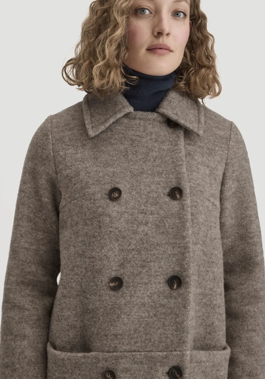 hessnatur Mantel Relaxed aus reiner Schurwolle von|Damen Jacken & Mäntel