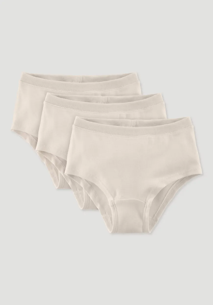 hessnatur Mädchen Panty Regular Cut im 3er-Pack aus reiner Bio-Baumwolle von| Unterwäsche|Kids Unterwäsche