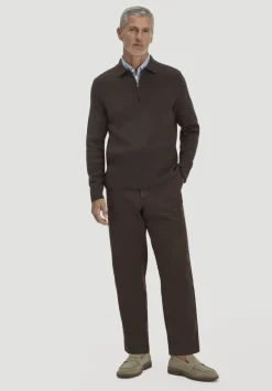 hessnatur Milano Strick Polo Regular aus Bio-Baumwolle und Bio-Schurwolle von|Herren Pullover