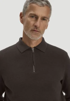 hessnatur Milano Strick Polo Regular aus Bio-Baumwolle und Bio-Schurwolle von|Herren Pullover
