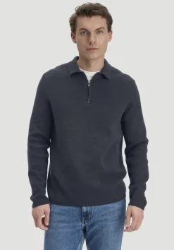hessnatur Milano Strick Polo Regular aus Bio-Baumwolle und Bio-Schurwolle von|Herren Pullover|Strick