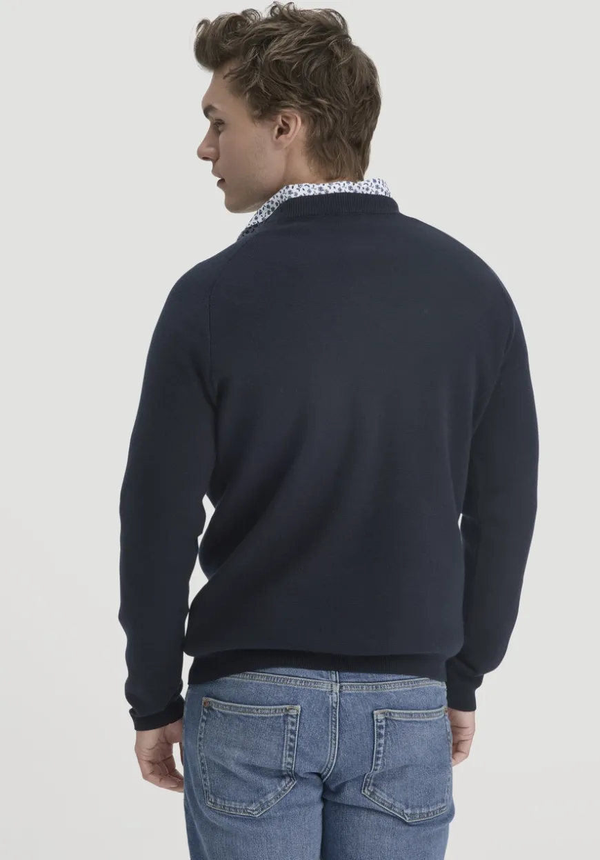 hessnatur Milano Strick Pullover Regular aus Bio-Merinowolle und Bio-Baumwolle von|Herren Pullover