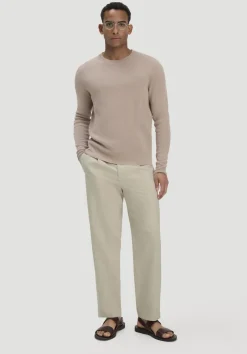 hessnatur Milano Strick Pullover Regular aus Leinen mit Bio-Baumwolle und LENZING™ ECOVERO™ Viskose von|Herren Pullover