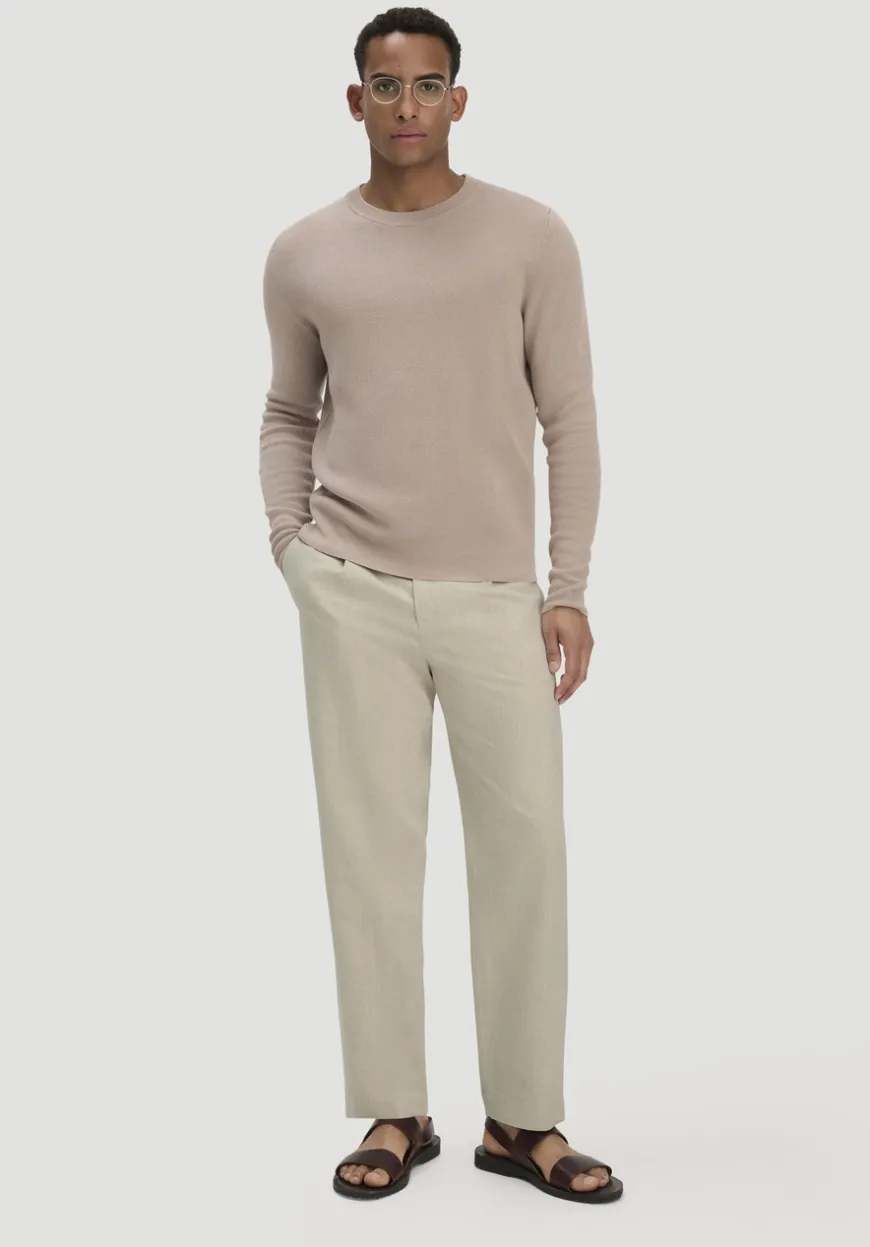 hessnatur Milano Strick Pullover Regular aus Leinen mit Bio-Baumwolle und LENZING™ ECOVERO™ Viskose von|Herren Pullover