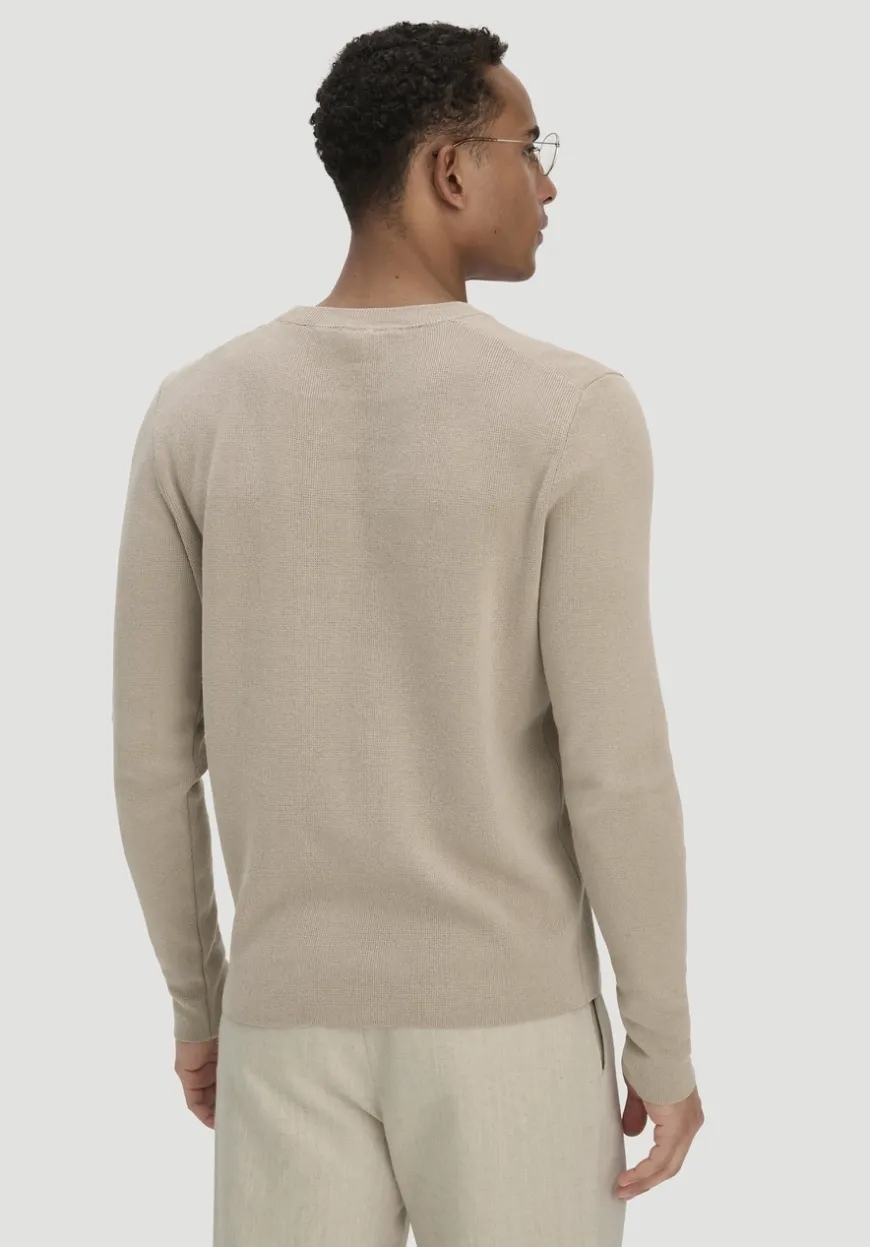 hessnatur Milano Strick Pullover Regular aus Leinen mit Bio-Baumwolle und LENZING™ ECOVERO™ Viskose von|Herren Pullover