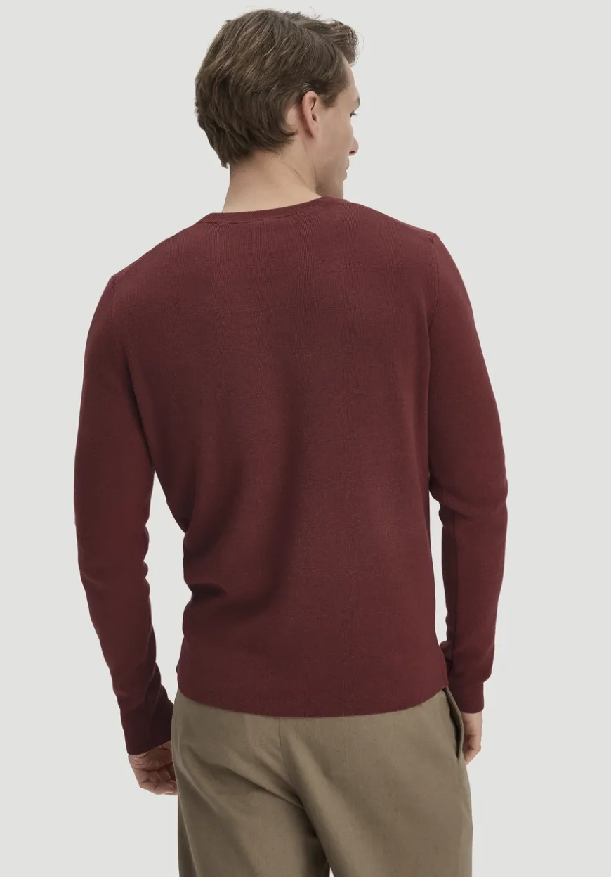 hessnatur Milano Strick Pullover Regular aus Leinen mit Bio-Baumwolle und LENZING™ ECOVERO™ Viskose von|Herren Pullover