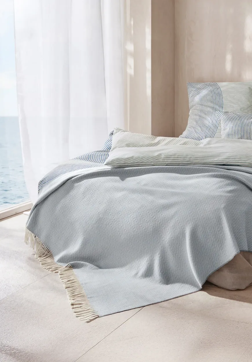 hessnatur Mix Plaid LIA aus Bio-Baumwolle mit Bio-Lambswool von| Wolldecken & Plaids