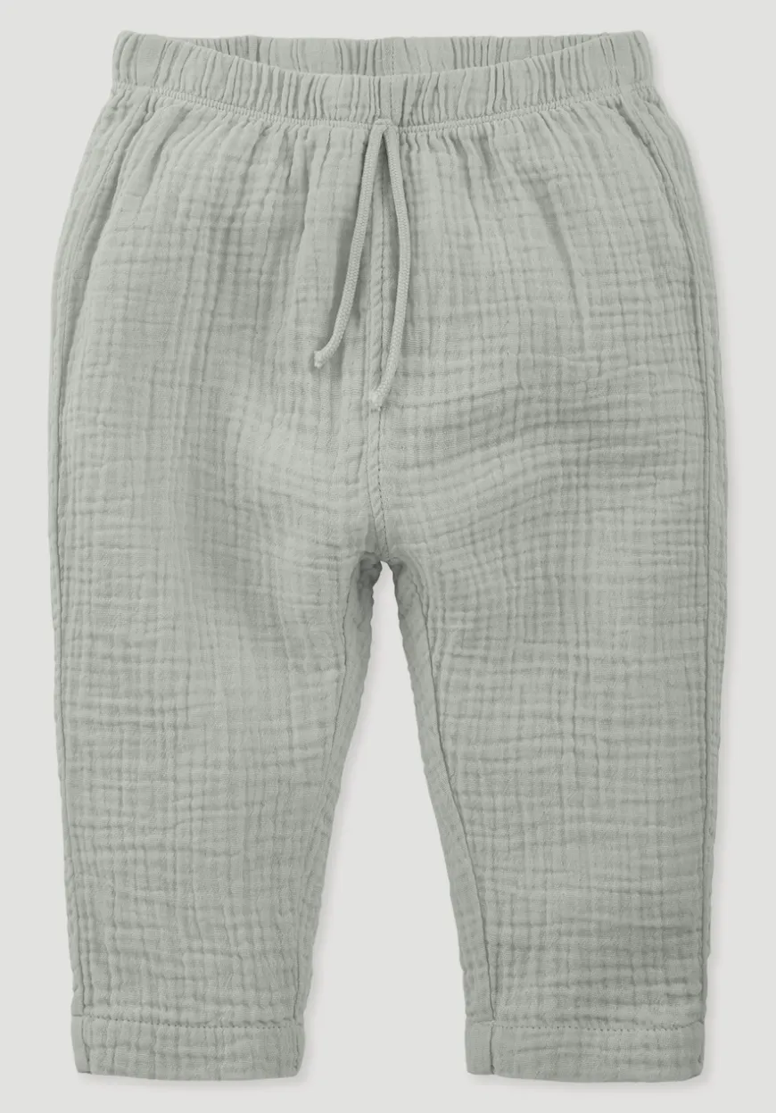 hessnatur Musselin Hose aus reiner Bio-Baumwolle von| Hosen|Bio-Musselin