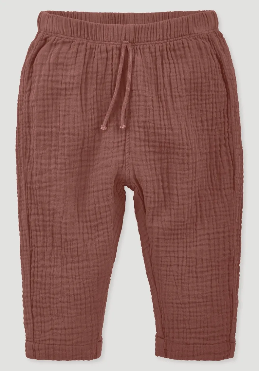 hessnatur Musselin Hose aus reiner Bio-Baumwolle von| Hosen|Bio-Musselin