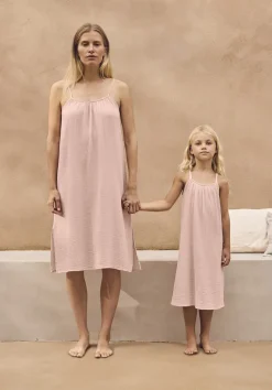 hessnatur Musselin Nachthemd PURE COMFORT aus reiner Bio-Baumwolle von| Nachtwäsche|Kids Nachtwäsche