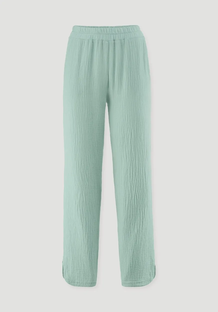 hessnatur Musselin Schlafhose Regular PURE COMFORT aus reiner Bio-Baumwolle von|Damen Pure Comfort