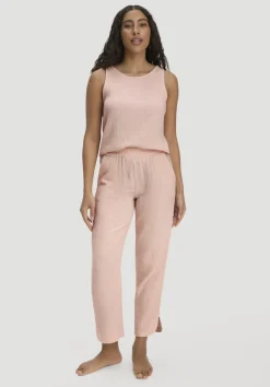hessnatur Musselin Schlafhose Regular PURE COMFORT aus reiner Bio-Baumwolle von|Damen Nachtwäsche|Nachtwäsche