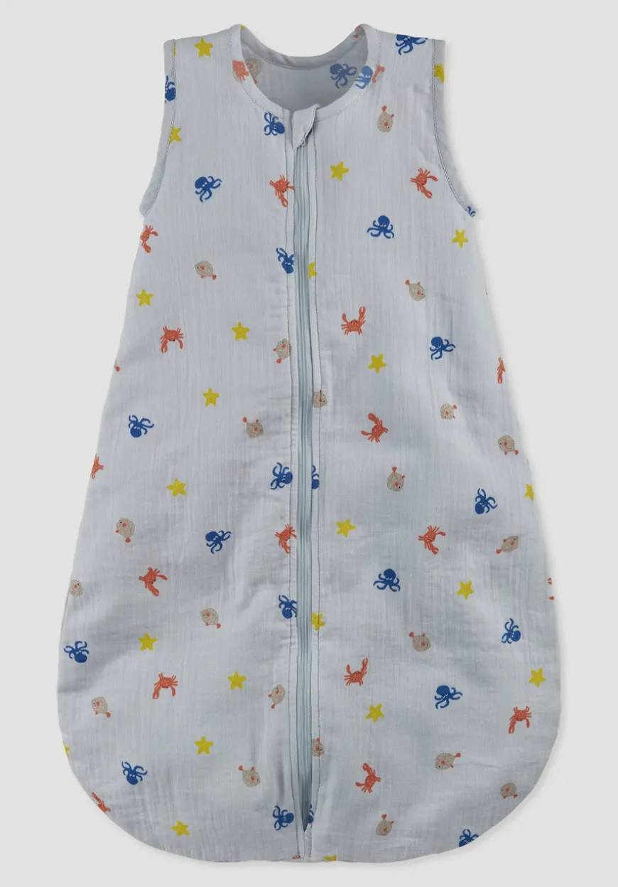 hessnatur Musselin Schlafsack aus reiner Bio-Baumwolle von| Schlafsäcke|Für Kids