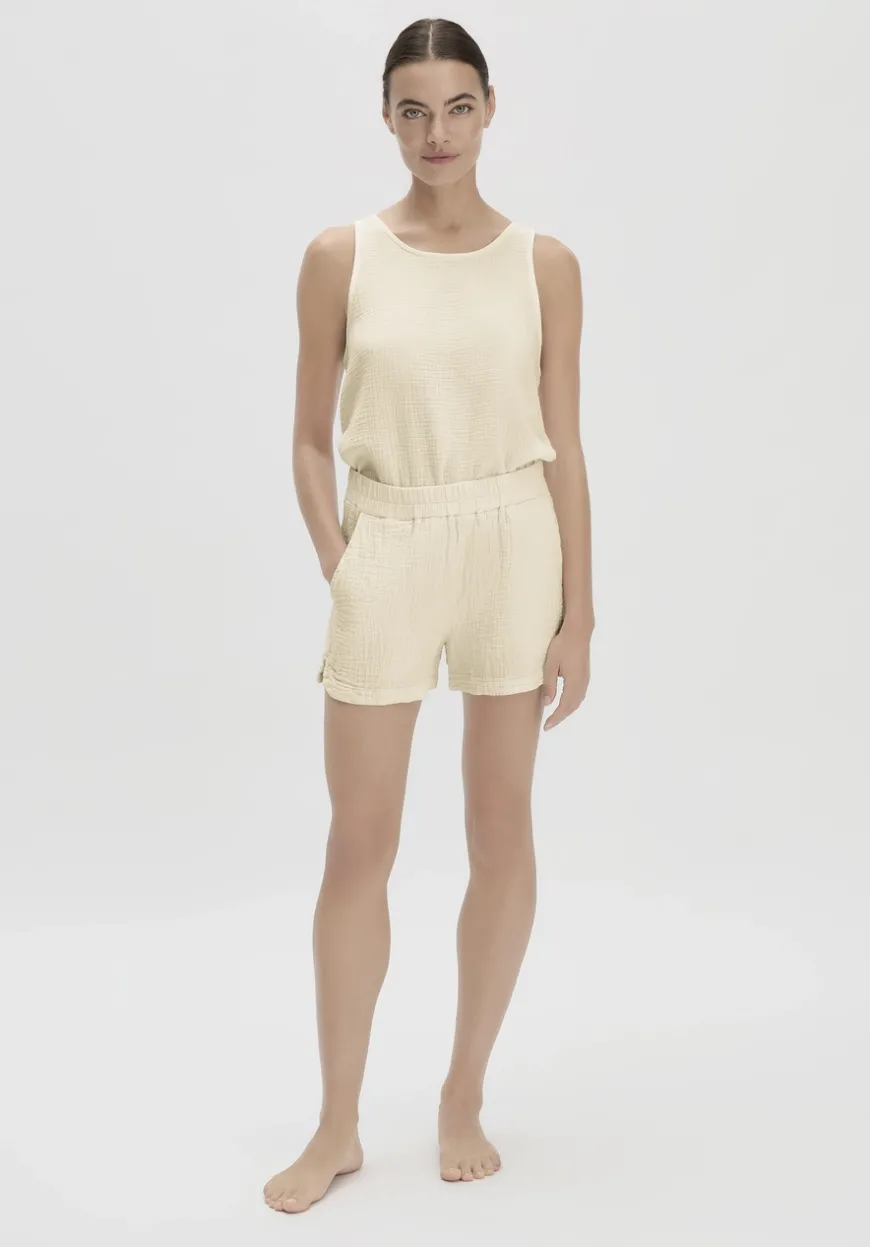 hessnatur Musselin Schlafshorts PURE COMFORT aus reiner Bio-Baumwolle von|Damen Nachtwäsche|Nachtwäsche