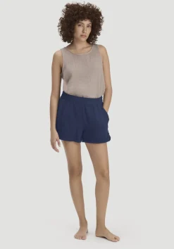 hessnatur Musselin Schlafshorts PURE COMFORT aus reiner Bio-Baumwolle von|Damen Nachtwäsche|Nachtwäsche