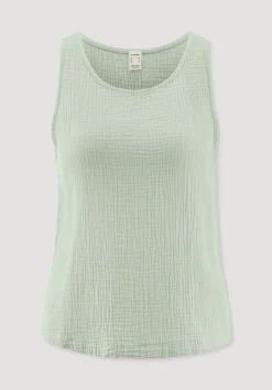hessnatur Musselin Top PURE COMFORT aus reiner Bio-Baumwolle von|Damen Nachtwäsche|Nachtwäsche