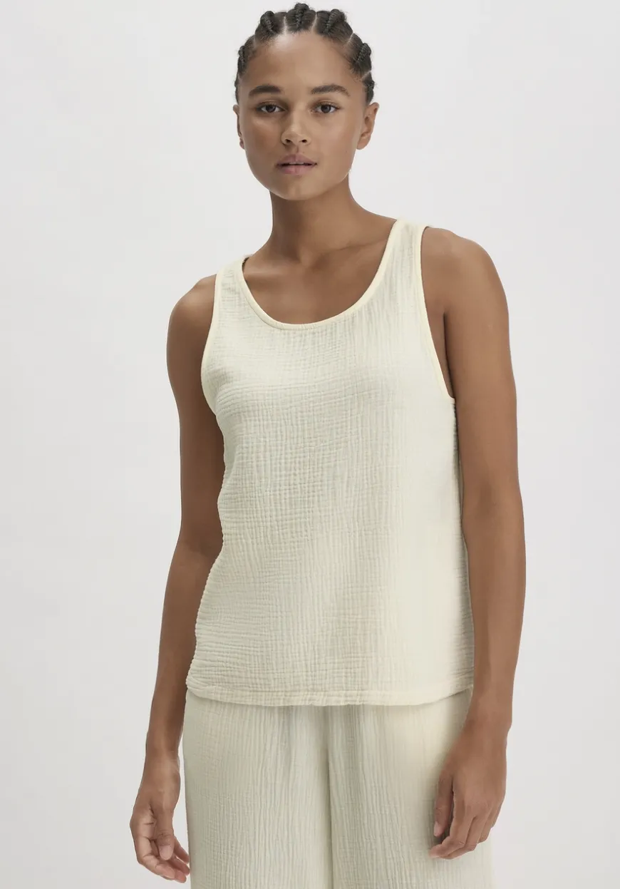 hessnatur Musselin Top PURE COMFORT aus reiner Bio-Baumwolle von|Damen Nachtwäsche|Nachtwäsche