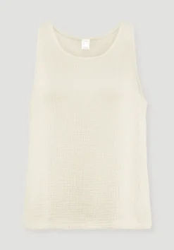 hessnatur Musselin Top PURE COMFORT aus reiner Bio-Baumwolle von|Damen Nachtwäsche|Nachtwäsche