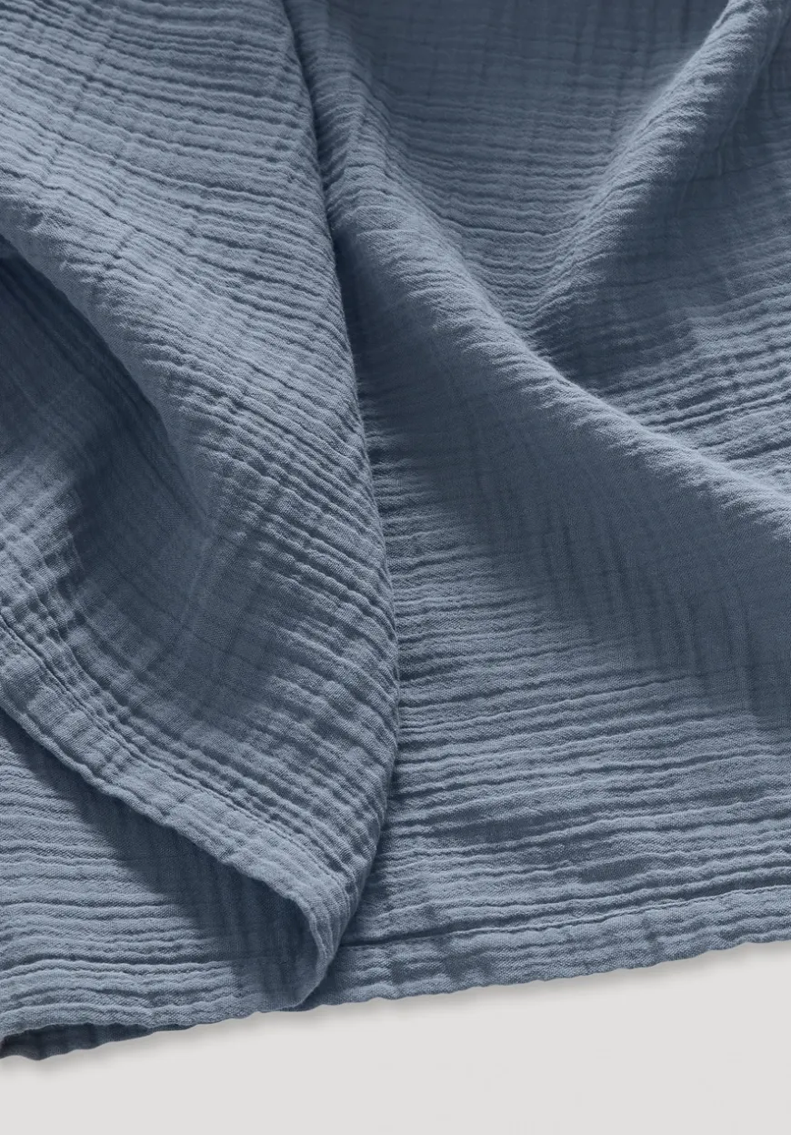 hessnatur Musselin-Decke aus reiner Bio-Baumwolle von| Wolldecken & Plaids