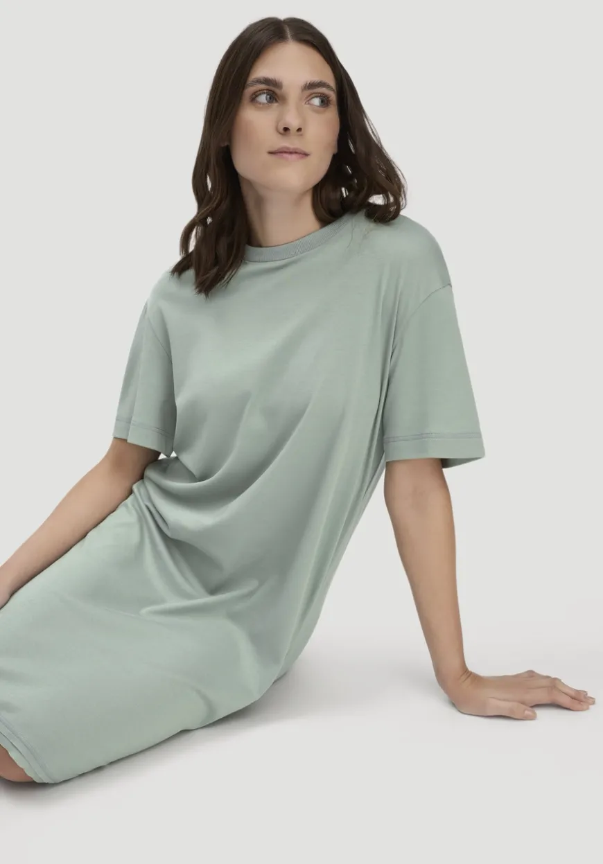 hessnatur Nachthemd PURE COTTON aus reiner Bio-Baumwolle von|Damen Nachtwäsche|Nachtwäsche