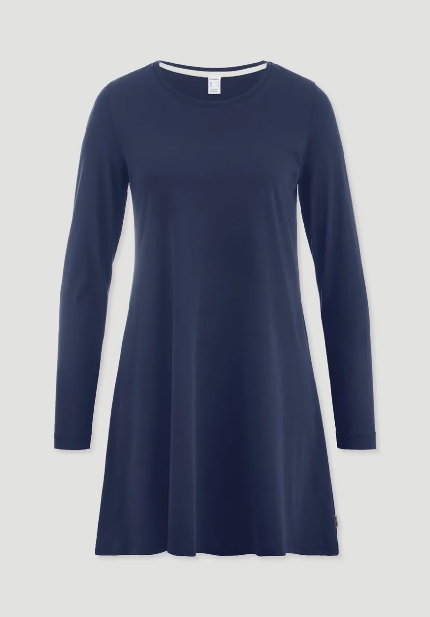 hessnatur Nachthemd PURE COTTON aus reiner Bio-Baumwolle von|Damen Nachtwäsche|Nachtwäsche