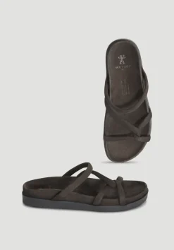 hessnatur Pantolette aus Nubuk-Leder von|Damen Schuhe