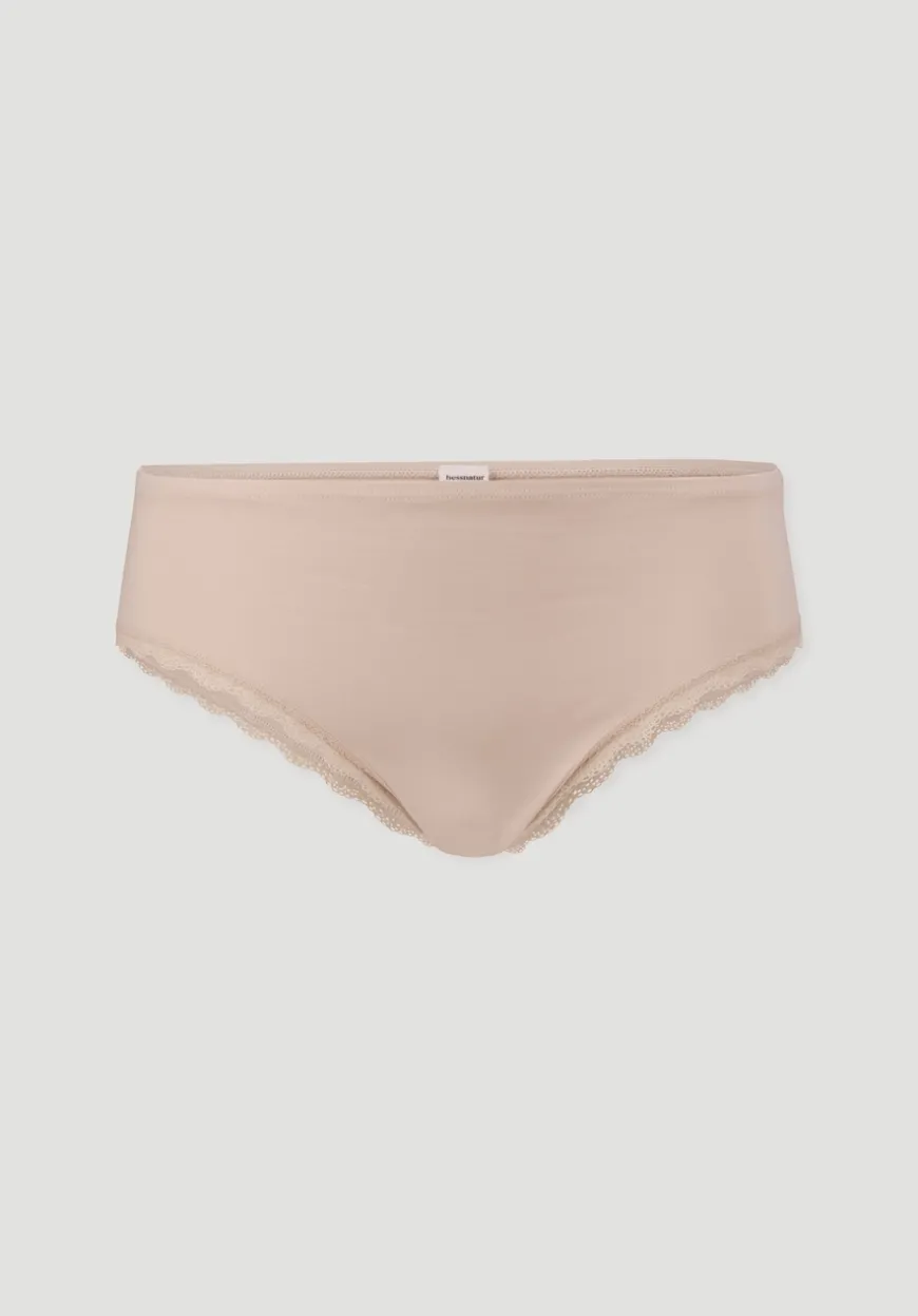hessnatur Panty Regular Cut COTTON FEEL LACE aus Bio-Baumwolle von|Damen Unterteile|Unterteile