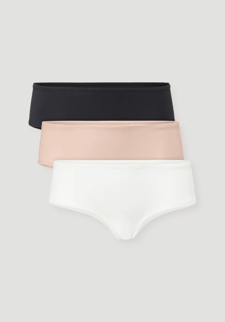 hessnatur Panty Regular Cut im 3er-Pack COTTON FEEL aus Bio-Baumwolle von|Damen Unterteile|Unterteile