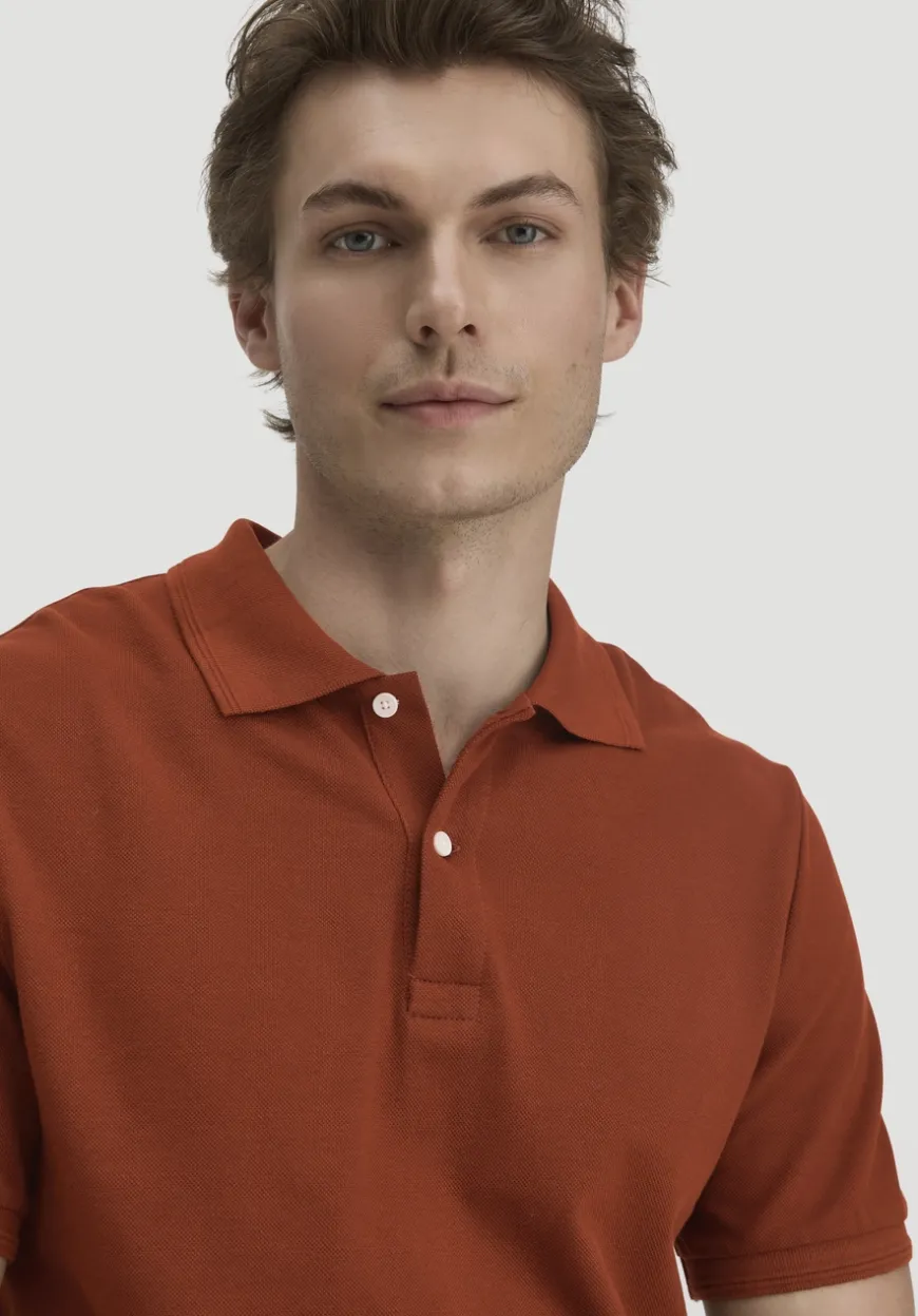 hessnatur Piqué Polo Regular aus reiner Bio-Baumwolle von|Herren T-Shirts|T-Shirts