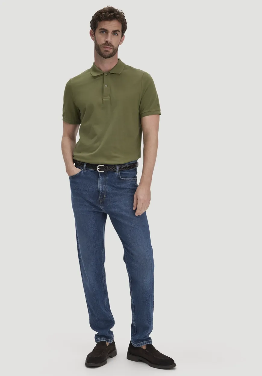hessnatur Piqué Polo Regular aus reiner Bio-Baumwolle von|Herren T-Shirts|T-Shirts