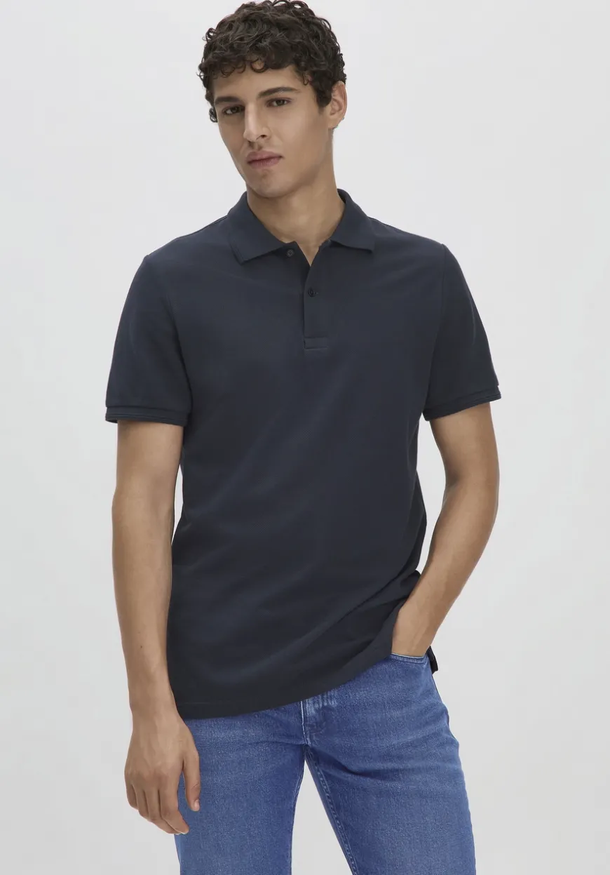 hessnatur Piqué Polo Regular aus reiner Bio-Baumwolle von|Herren T-Shirts|T-Shirts