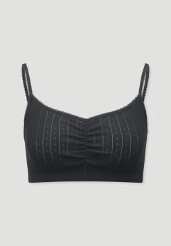 hessnatur Pointelle Bustier PURE COTTON aus reiner Bio-Baumwolle von|Damen Bhs|Bhs & Bustiers