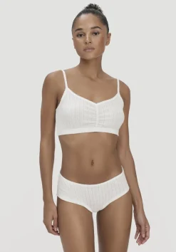 hessnatur Pointelle Bustier PURE COTTON aus reiner Bio-Baumwolle von|Damen Bhs|Bhs & Bustiers