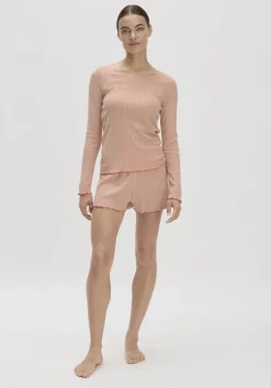hessnatur Pointelle Loungeshirt PURE COTTON aus reiner Bio-Baumwolle von|Damen Pure Pointelle