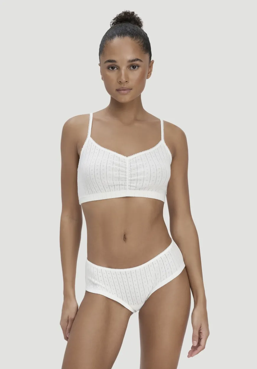 hessnatur Pointelle Panty Regular Cut PURE COTTON aus reiner Bio-Baumwolle von|Damen Unterteile|Unterteile
