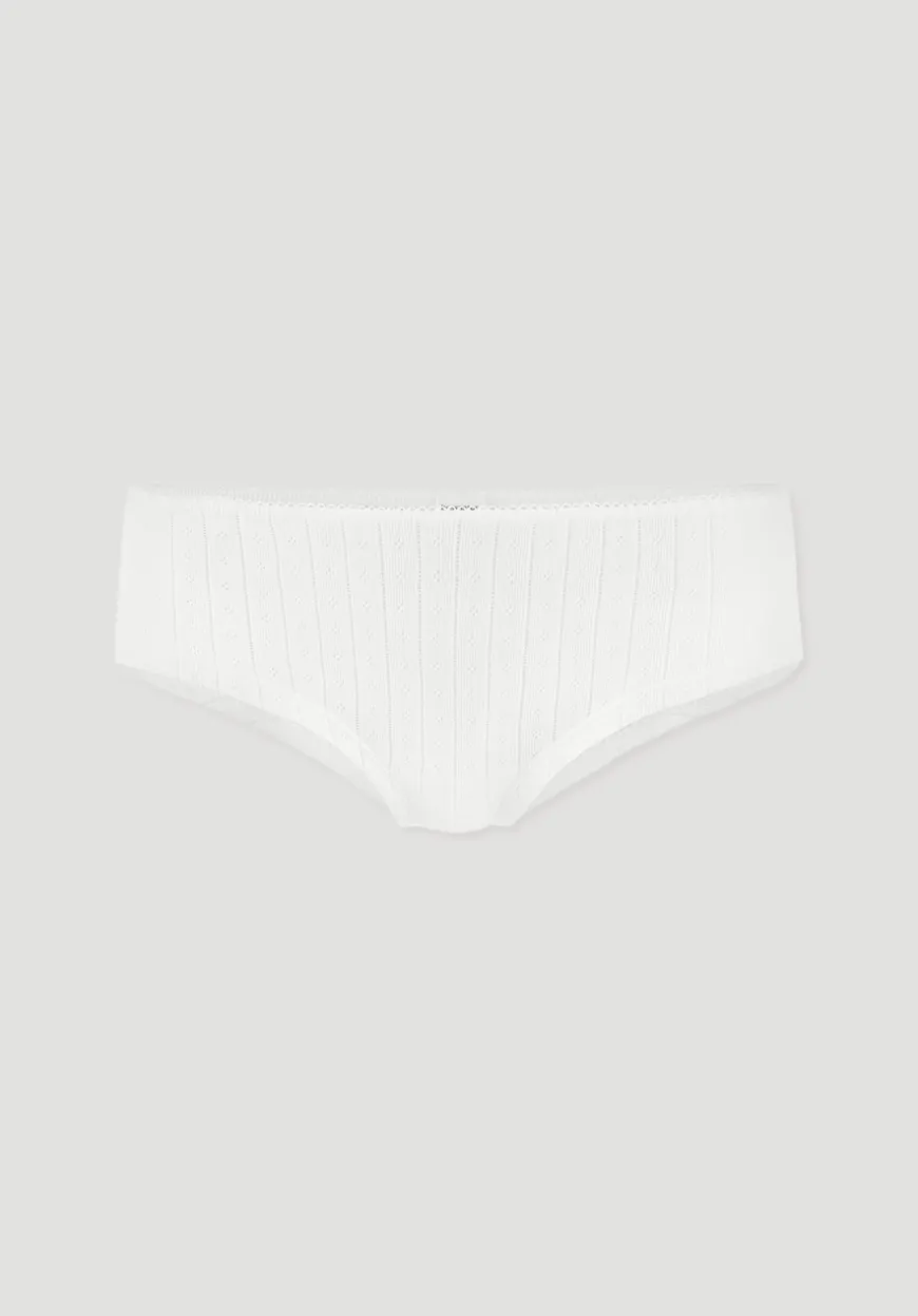 hessnatur Pointelle Panty Regular Cut PURE COTTON aus reiner Bio-Baumwolle von|Damen Unterteile|Unterteile