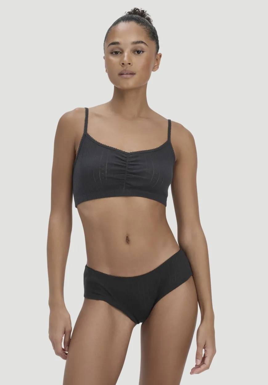 hessnatur Pointelle Panty Regular Cut PURE COTTON aus reiner Bio-Baumwolle von|Damen Unterteile|Unterteile