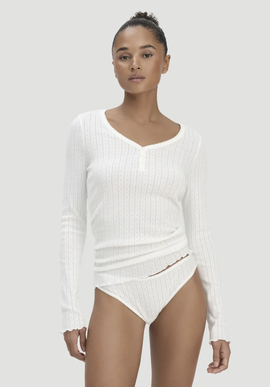 hessnatur Pointelle Slip Regular Cut PURE COTTON aus reiner Bio-Baumwolle von|Damen Unterteile|Unterteile