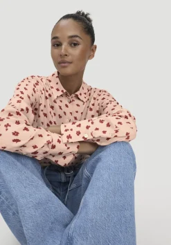hessnatur Print Bluse Relaxed aus reiner LENZING™ ECOVERO™ Viskose von|Damen Blusen